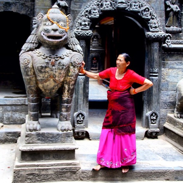 Temple de Katmandou, Népal 