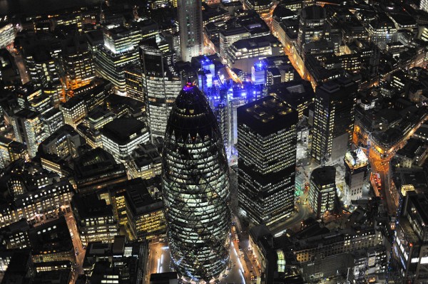 Londres - Liverpool Street vu du ciel