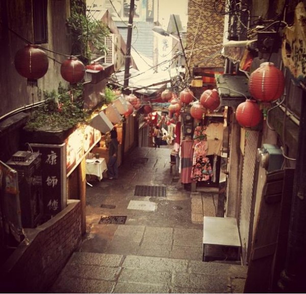 Ruelle traditionnelle de Taiwan