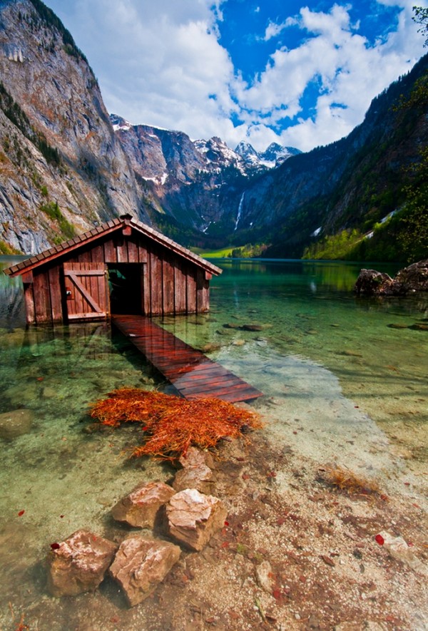 le lac d'Obersee en Allemagne