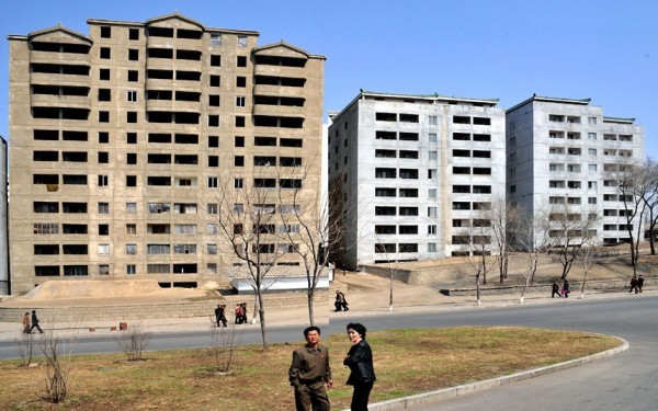 Les logement typiques de PyongYang