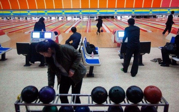 un bowling de Pyongyang