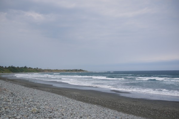 La plage de Dulan... pas grand monde mais des courants atroces 