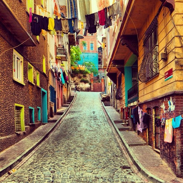 Les rues colorées d'Istambul