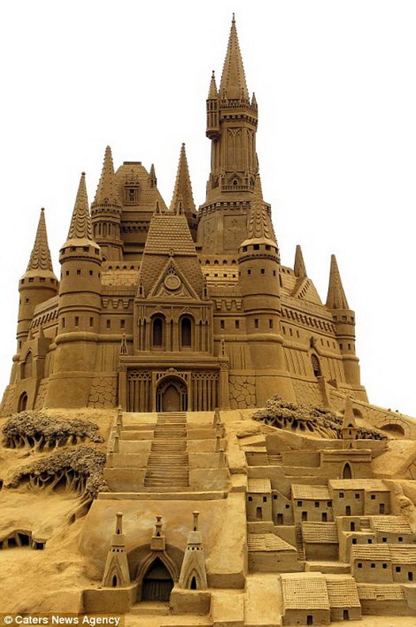 Enfin un château de sable qui porte bien son nom...